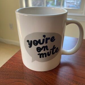 You’re On Mute Home Essentials white ceramic mug